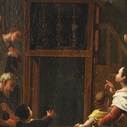 18th-19th century Italian school, 'Saint Philip Neri Preaching'
