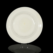 Plato de porcelana para exportación 