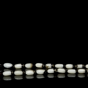 Collar de cuarenta y cuatro cuentas de jade, dinastía Qing