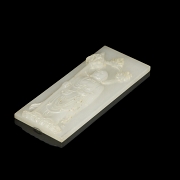 Placa de jade blanco 