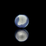 Blue agate Dzi ‘Ban Zhu’ bead, Liao dynasty - 1