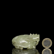 Jade figurine ‘Dragon Turtle (Bixi)’, 20th century