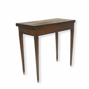 Folding game table, 20th century
