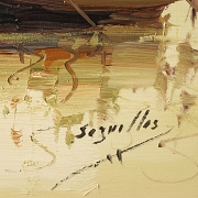 Antonio Segrelles (20th century) “Boats in the Harbor” - 3