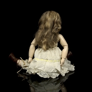 Gran muñeca de porcelana, Europa, ca.1900-1915