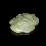 Colgante de jade con turquesa