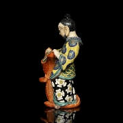 Chinese porcelain scrivener “Man with crocodile” 20th century - 4
