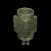 Cong de jade tallado, cultura Qija