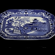Willow Pattern Tray, Burleigh Ware, 19th Century - 4