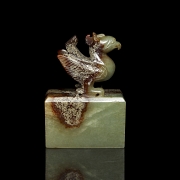 Sello de jade tallado 