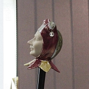 Figura de porcelana  arlequín Nadal, - 8