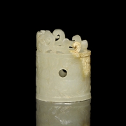 Ornamento para el pelo de jade 