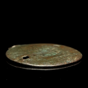 Antiguo amuleto colgante de bronce, Tíbet