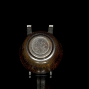Carved bowl, with Qianlong seal - 4