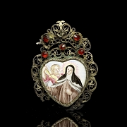 圣特蕾莎圣像与圣髑盒，20世纪