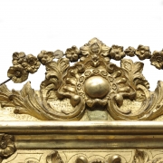 Carved and gilded wood niche, 19th century - 6