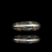 Antique brown agate Dzi bead