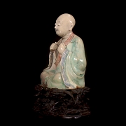 Figura de Shoushan policromada