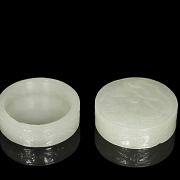 Caja de jade blanco