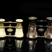 Conjunto de antíguos binoculares de teatro, s.XIX-XX