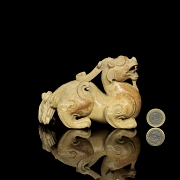 Figura de jade tallado