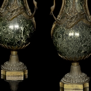 Pareja de candelabros estilo Luis XVI, s.XIX