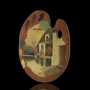 画家调色板，《洗衣妇》，20世纪