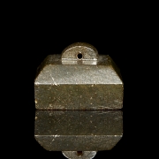 Sello cuadrangular de jade, dinastía Han