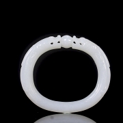 Brazalete de jade blanco 