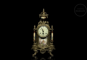 Reloj de sobremesa estilo Luis XVI, Francia, s. XIX-XX