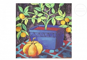 Maite Morell (1964) ‘Still life with pumpkin’