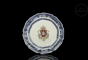 Plato de porcelana
