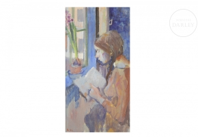 Painting ‘Woman by the Window’, 1973