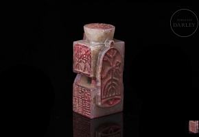 Six-sided carved jade seal ‘Mao Xiang’, Dai Benxiao