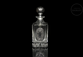 Chinelli Crystal Decanter, 20th Century