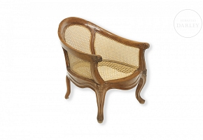 Dutch colonial-style armchair, 20th century