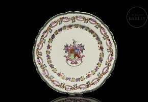 Plato de porcelana