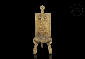 Trono de madera Liguru, Africa, s.XX