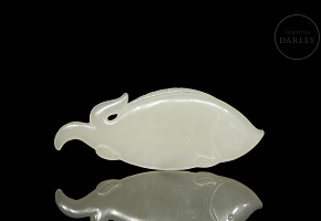 Placa de jade blanco