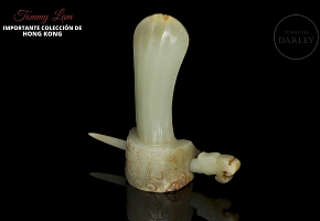 Fàguan de jade tallado