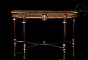 Consola con marquetería Estilo Luis XVI, s.XX