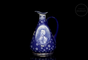 Jas Watson & Co. (s.XX) Decantador de whisky conmemorativo, c.a. 1915