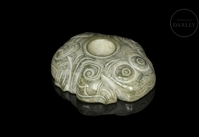 Carved jade figure ‘Frog’, Zhou dynasty