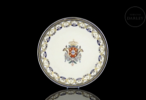Plato de porcelana