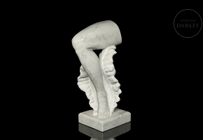 J. Castelló (20th century) “Leg and lettuce”, 1999