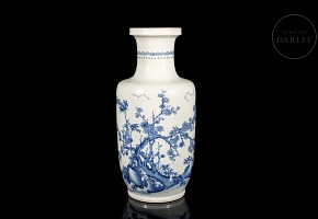 Blue and white porcelain vase ‘Deity’, Qing dynasty