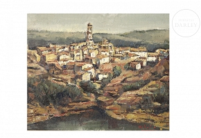 Juan José Abella Rubio (1944) “Views of the village”