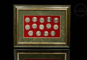 Serie de monedas de plata de índole religiosa, s.XX