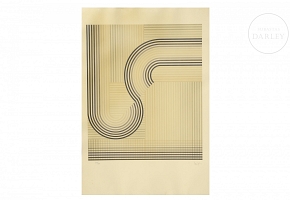 Eusebio Sempere (1924-1985) ‘Composition V’, 1974