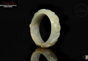 Jade slave girl, ‘Archaic Dragons,’ Western Han dynasty